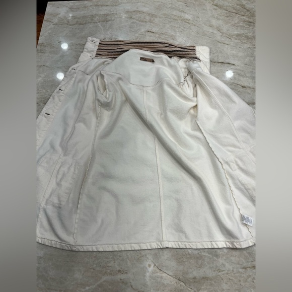 Prana Rowen Jacket – Ivory‎ & Brown | Women’s Size Large (Fits Like Medium) - Picture 14 of 15
